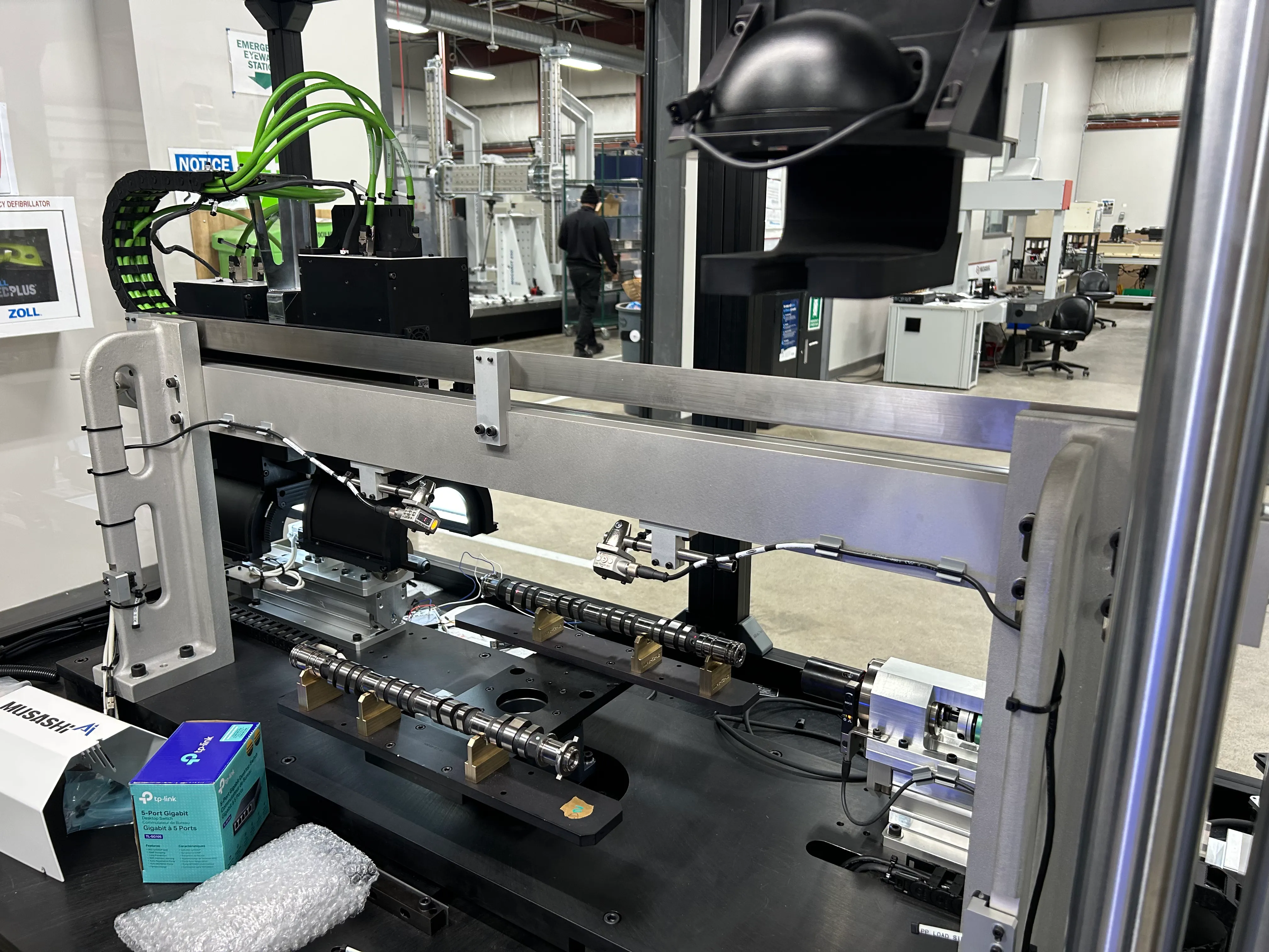 Me in front of the second generation machine